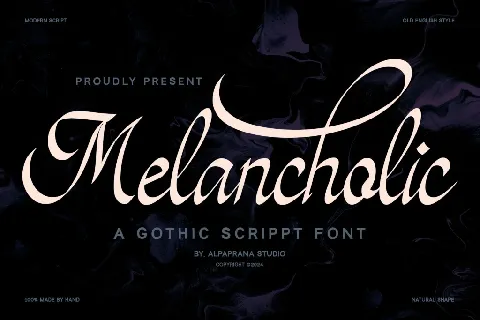 Melancholic Free font