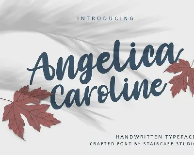 Angelica Caroline font