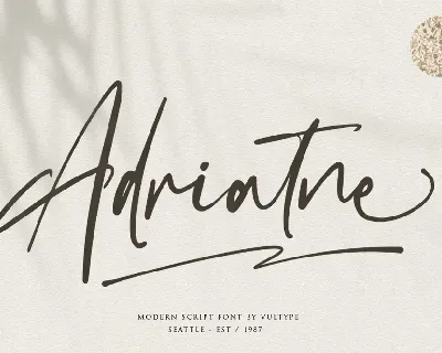 Adriatne font