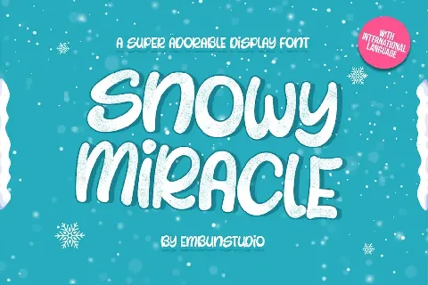 Snowy Miracle font