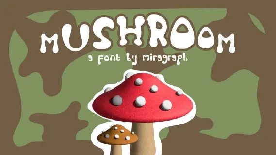 Mushroom – Fun font