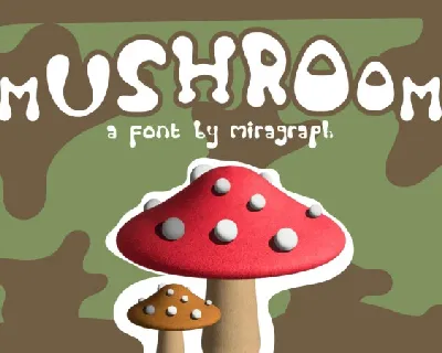 Mushroom – Fun font