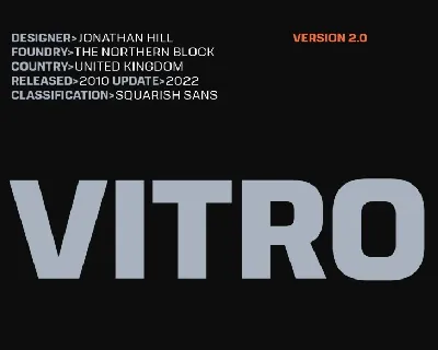 Vitro Family font