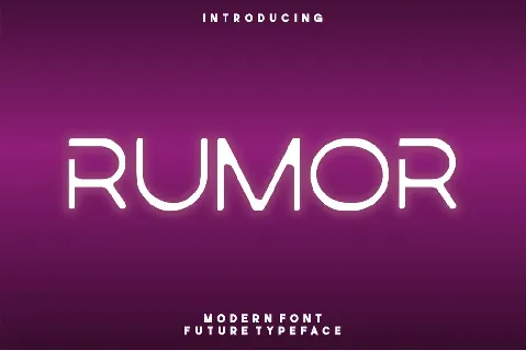 Rumor font