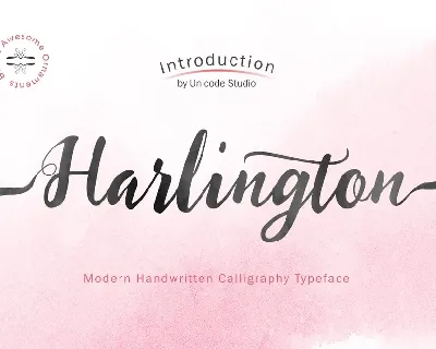 Harlington font