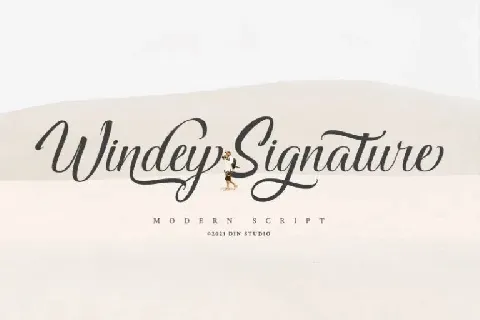 Windey Signature font