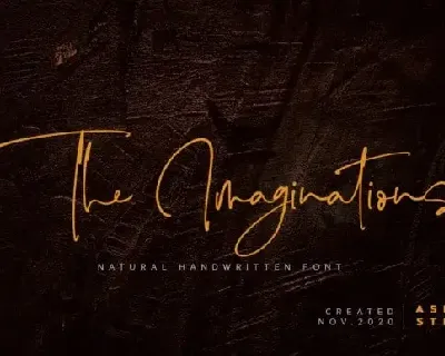 The Imaginations Handwritten font