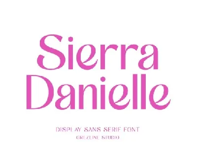 Sierra Danielle font