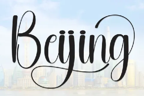 Beijing Script font