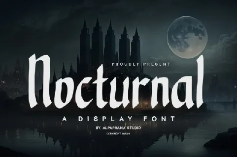 Nocturnal font