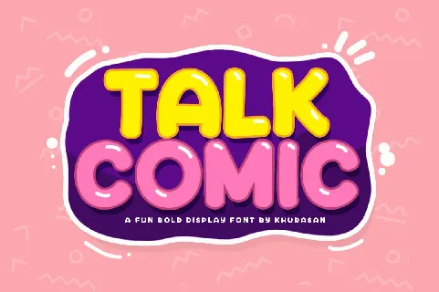 Talk Comic font