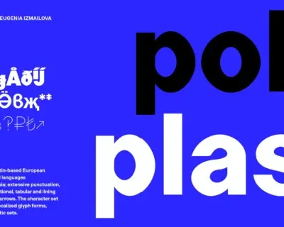 Polyplast Family font