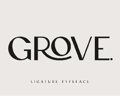 Grove font