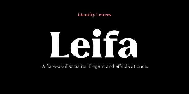 Leifa Family font