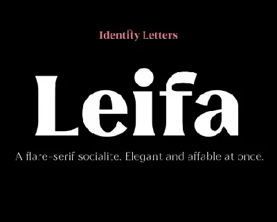 Leifa Family font