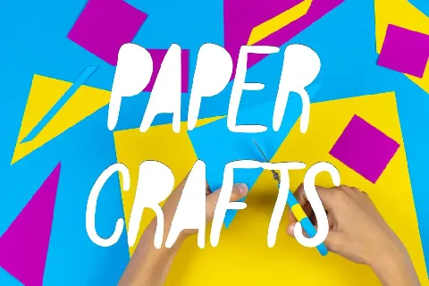 Paper Cut font