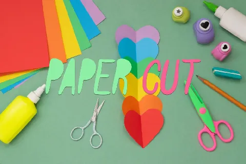 Paper Cut font