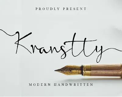 Kranstty font