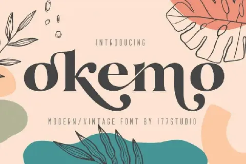 Okemo â€“ Modern Serif font
