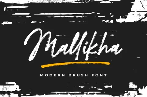 Mallikha Brush font