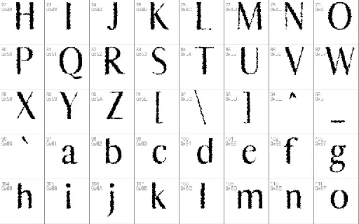 Abiah font