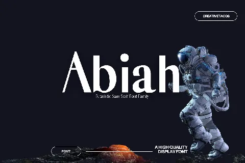 Abiah font