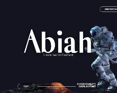Abiah font