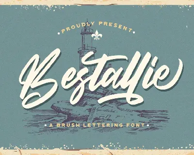 Bestallie font