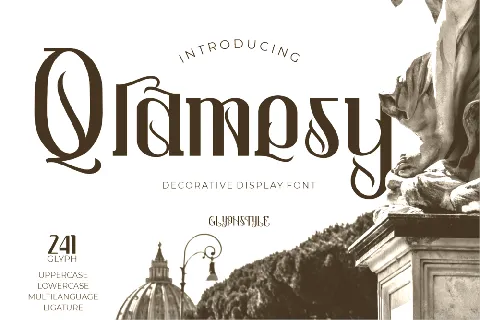 Qramesy Demo font