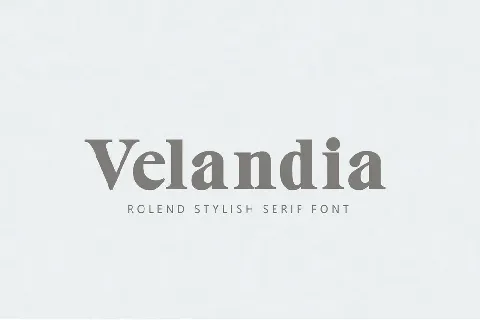 Rolend font