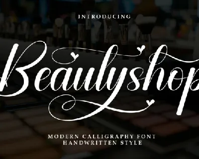 Beautyshop font