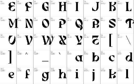 TARSICA font