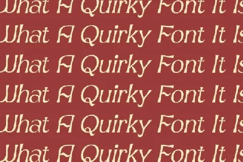 Neckyn Rough font