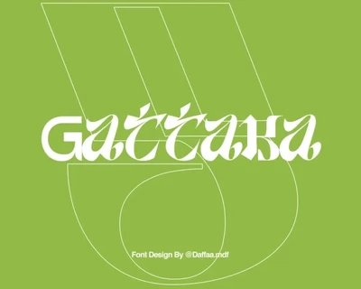 Gattaka font