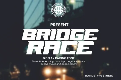 Bridge Race font