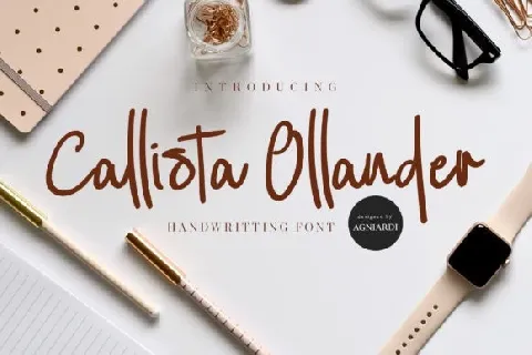 Callista Ollander Handwritten font