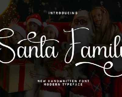 Santa Family Script font