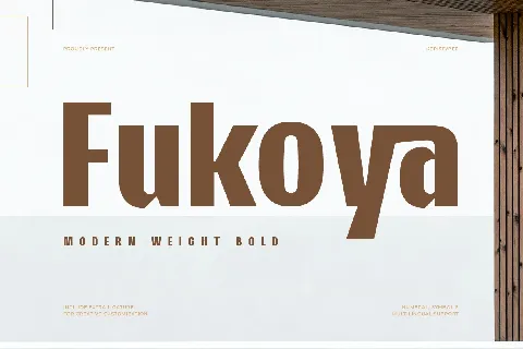 Fukoya font