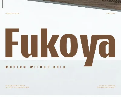 Fukoya font