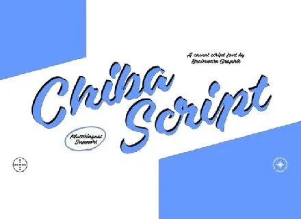 Chiba Script font