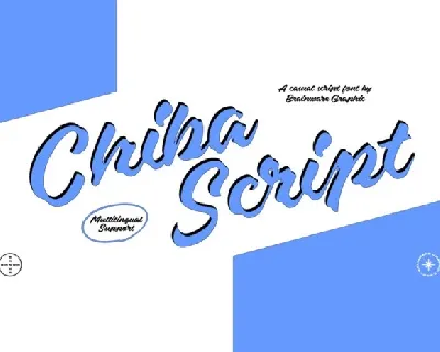 Chiba Script font