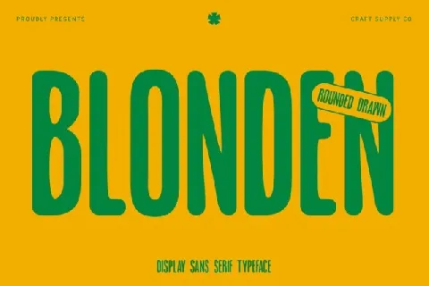 Blonden Rounded Drawn font