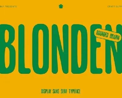 Blonden Rounded Drawn font