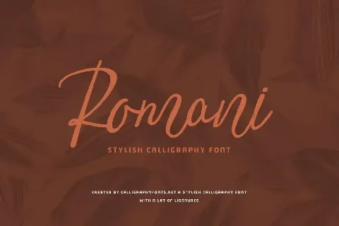 Romani Demo font