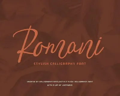 Romani Demo font