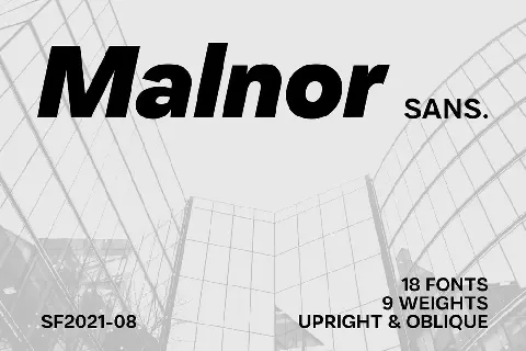 Malnor Sans font