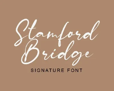 Stamford Bridge font
