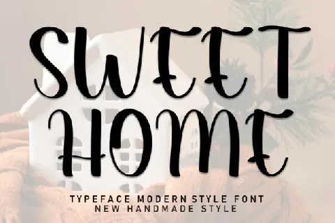 Sweet Home Display font