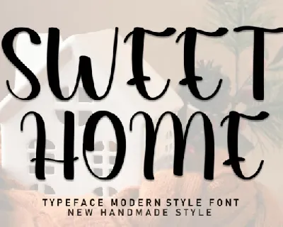 Sweet Home Display font