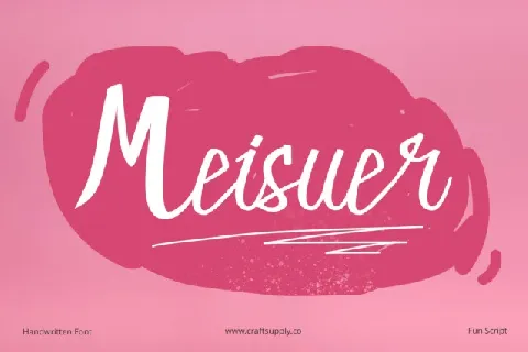 Meisuer font